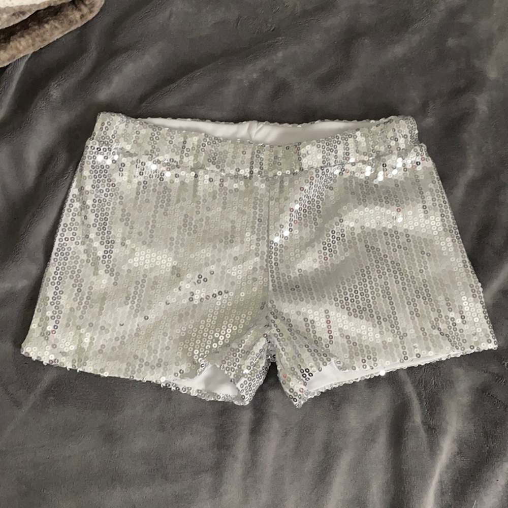 Sparkly rave shorts